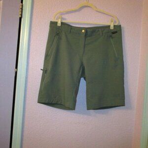 Jack Wolfskin ACTIVATE Bermuda Size L SHORTS Light ZIP POCKET Stretch HIGH RISE